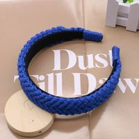 Vintage Style Solid Color Cotton Rope Hair Band sku image 6