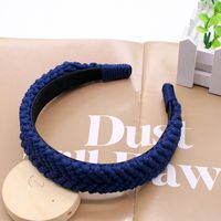 Vintage Style Solid Color Cotton Rope Hair Band sku image 9