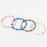 Simple Style Solid Color Silica Gel Unisex Bracelets main image 3