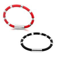 Simple Style Solid Color Silica Gel Unisex Bracelets main image 2