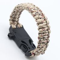 Sports Geometric Stainless Steel Nylon Knitting Unisex Bracelets sku image 10