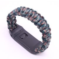 Sports Geometric Stainless Steel Nylon Knitting Unisex Bracelets sku image 5