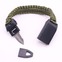 Sports Geometric Stainless Steel Nylon Knitting Unisex Bracelets sku image 2