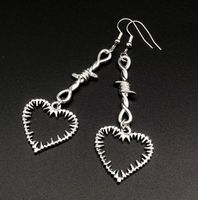 Fashion Heart Shape Alloy Plating Women's Drop Earrings 1 Pair main image 1