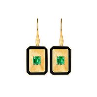 Vintage Style Square Copper Inlay Rhinestones Women's Rings Earrings Necklace main image 2