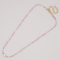 Bohemien Mehrfarbig Glas Perlen Überzug Frau Halskette 1 Stück sku image 2