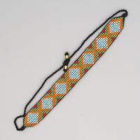 Bohemian Geometric Glass Beaded Tassel Women's Bracelets 1 Piece sku image 12