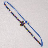 Bohemian Geometric Glass Beaded Tassel Women's Bracelets 1 Piece sku image 1