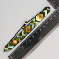 Bohemian Geometric Glass Beaded Tassel Women's Bracelets 1 Piece sku image 7