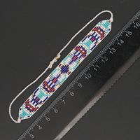 Bohemian Geometric Glass Beaded Tassel Women's Bracelets 1 Piece sku image 5