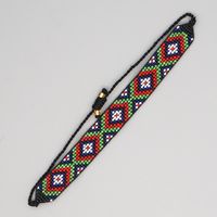 Bohemian Geometric Glass Beaded Tassel Women's Bracelets 1 Piece sku image 10