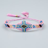 Bohemian Geometric Glass Beaded Tassel Women's Bracelets 1 Piece sku image 14