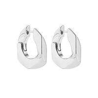 Fashion Titanium Steel 18k Hollow Thread Ear Buckle Ear Jewelry sku image 12