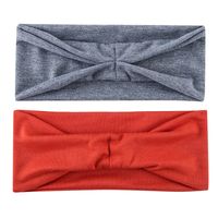 Fashion Solid Color Cloth Hair Band 1 Piece main image 3