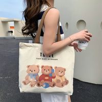 Women's Fashion Animal Canvas Shopping Bags sku image 22