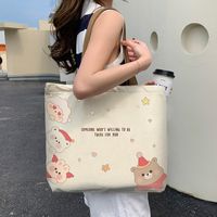 Women's Cute Animal Canvas Shopping Bags sku image 29