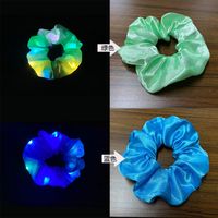 Novelty Solid Color Artificial Crystal Luminous Hair Tie 1 Piece main image 1