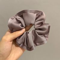 Retro Solid Color Satin Handmade Hair Tie 1 Piece sku image 6