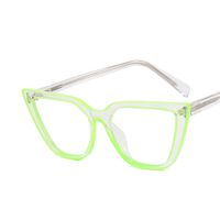 Fashion Color Block Ac Cat Eye Full Frame Optical Glasses main image 7