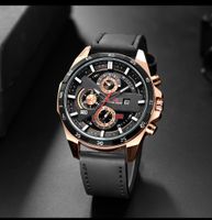 Fashion Geometric Buckle Quartz Men's Watches sku image 1