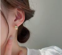 1 Pair Fashion Geometric Plating Metal Ear Studs main image 2