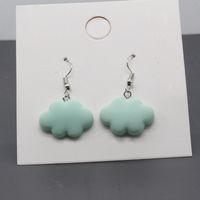 Cute Clouds Alloy Resin Women's Drop Earrings 1 Pair main image 4