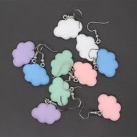 Cute Clouds Alloy Resin Women's Drop Earrings 1 Pair main image 3