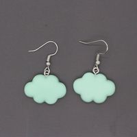 Cute Clouds Alloy Resin Women's Drop Earrings 1 Pair sku image 2