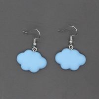 Cute Clouds Alloy Resin Women's Drop Earrings 1 Pair sku image 3