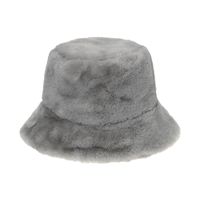 Chapeau Plat De Seau De Gouttières De Couleur Unie De La Mode Féminine sku image 4