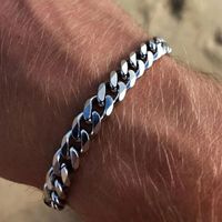 Simple Style Geometric Stainless Steel Plating Unisex Bracelets 1 Piece main image 6