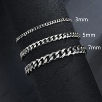 Simple Style Geometric Stainless Steel Plating Unisex Bracelets 1 Piece main image 5