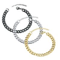 Simple Style Geometric Stainless Steel Plating Unisex Bracelets 1 Piece main image 4