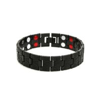 Fashion Geometric Metal Inlay Magnet Unisex Bracelets 1 Piece sku image 1