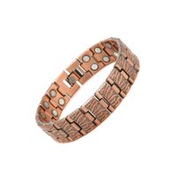 Fashion Geometric Metal Inlay Magnet Unisex Bracelets 1 Piece sku image 6