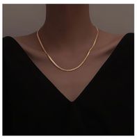 Hip-hop Geometric Stainless Steel Plating Necklace 1 Piece main image 4