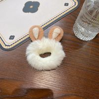 Cartoon Style Antlers Plush Hair Tie 1 Piece sku image 4