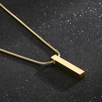 Fashion Quadrilateral Stainless Steel Plating Titanium Steel Jewelry Accessories 1 Piece main image 4