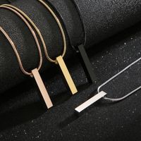 Fashion Quadrilateral Stainless Steel Plating Titanium Steel Jewelry Accessories 1 Piece main image 5