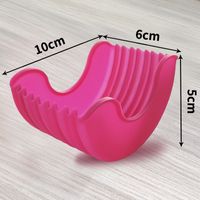 Simple Style Solid Color Silica Gel Anti-drop Clip main image 3