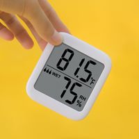 Temperature Moisture Meter Indoor Home Electronic Thermometer Wet And Dry Baby Room Digital Display Wall Hanging Indoor Thermometer sku image 1