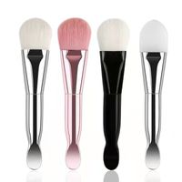 Fashion Silica Gel Aluminum Metal Handle Mask Brushes main image 1