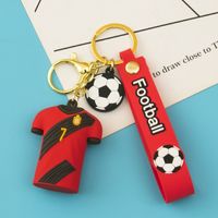 Fashion Letter Football Pvc Unisex Bag Pendant Keychain 1 Piece sku image 14