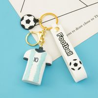 Fashion Letter Football Pvc Unisex Bag Pendant Keychain 1 Piece sku image 10