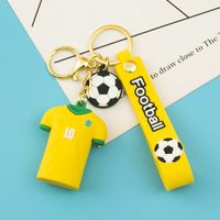 Fashion Letter Football Pvc Unisex Bag Pendant Keychain 1 Piece sku image 12