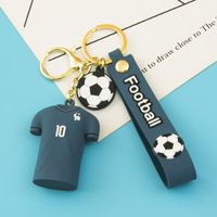 Fashion Letter Football Pvc Unisex Bag Pendant Keychain 1 Piece sku image 13