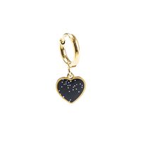 Fashion Heart Shape Stainless Steel Plating Drop Earrings 1 Pair main image 3