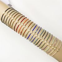 Fashion Round Beaded Pearl Wholesale Bracelets main image 4