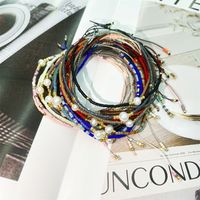 Fashion Round Beaded Pearl Wholesale Bracelets main image 2