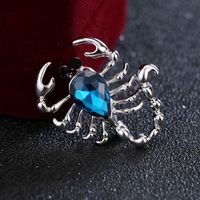 Fashion Scorpion Alloy Plating Artificial Crystal Unisex Brooches main image 6